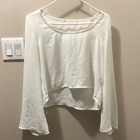 White Kimono Sleeve - Picture 1 of 2
